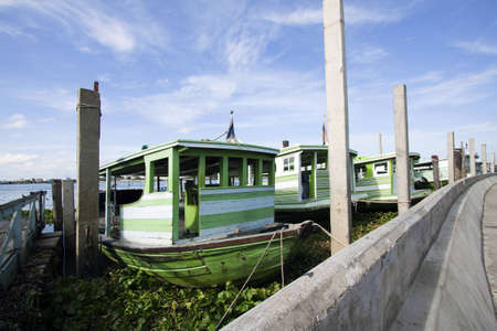 Ship in the bayの写真素材