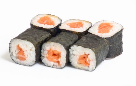 Various kinds of sushi and sashimiの写真素材