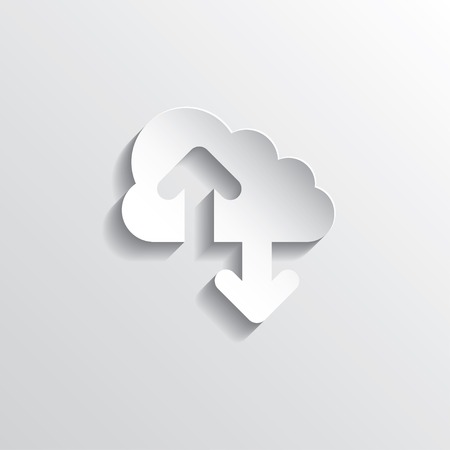 Cloud computing concept. Vector illustration in EPS10.のイラスト素材