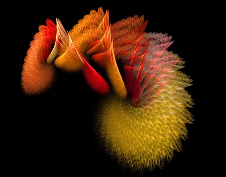 Beatiful color fractalの写真素材