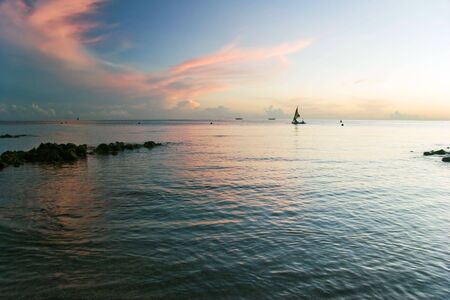  Sunrise on Pemuteran beach, Bali island, Indonesiaの写真素材