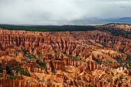 Panorama of Bryce canyon. Utah. USA.の写真素材