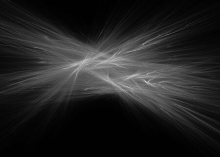 Beatiful black and white fractalの写真素材