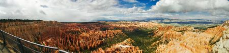 Stitched Panorama of Bryce Canyon. Utah. USA