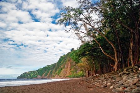 View on the ocean on Big island. Hawaii. USAの写真素材