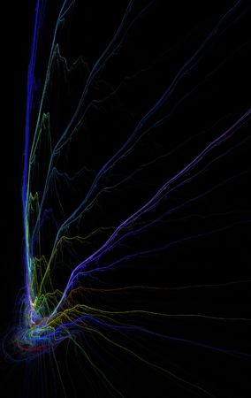 Beatiful color fractalの写真素材