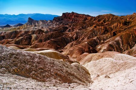 Relief of the rocks in Death Valley. California. USAの写真素材