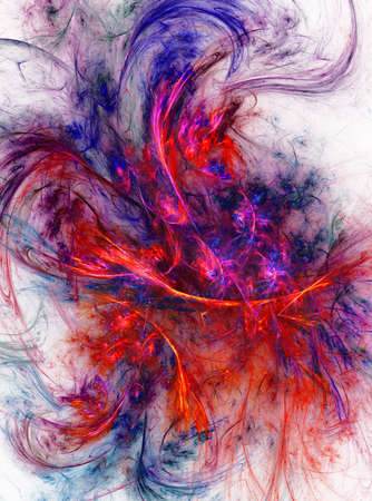 Abstract digital fractal background の写真素材