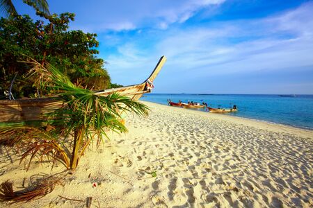 Beautiful tropical beach. Thailandの写真素材
