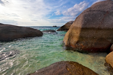 Exotic tropical beach. Thailand の写真素材