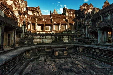 Angkor Wat Temple, Siem reap, Cambodia. の写真素材