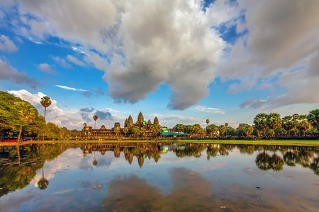 Angkor Wat Temple, Siem reap, Cambodia  の写真素材