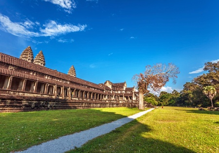 Angkor Wat Temple, Siem reap, Cambodia  の写真素材