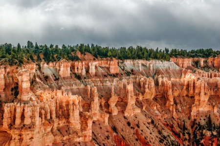 View from viewpoint of Bryce Canyon  Utah  USA の写真素材