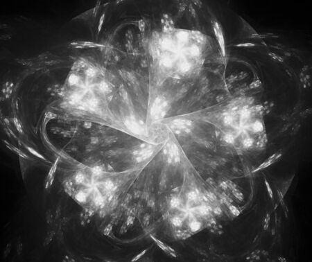 Digital abstract fractal backgroundの写真素材