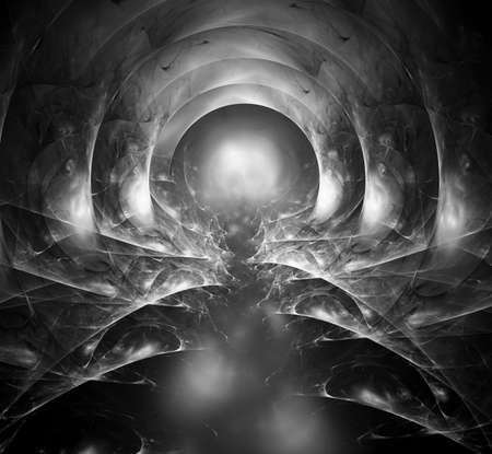 Digital abstract fractal background の写真素材