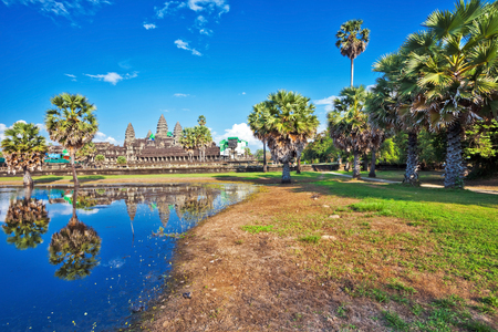 Angkor Wat Temple, Siem reap, Cambodia.の写真素材