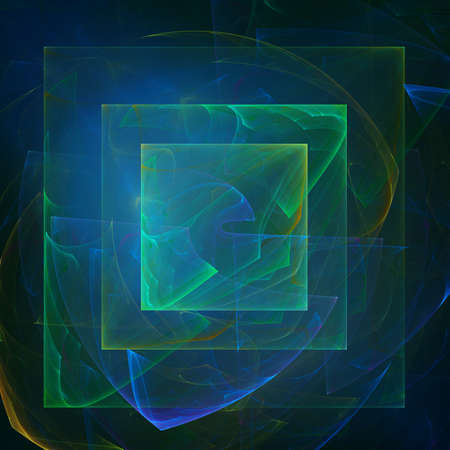 Digital abstract fractal background generated at computer.の写真素材