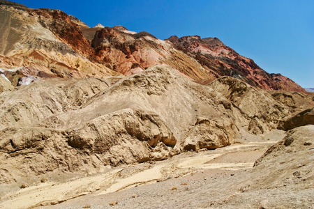 Lifeless landscape of the Death Valley. California. USAの写真素材
