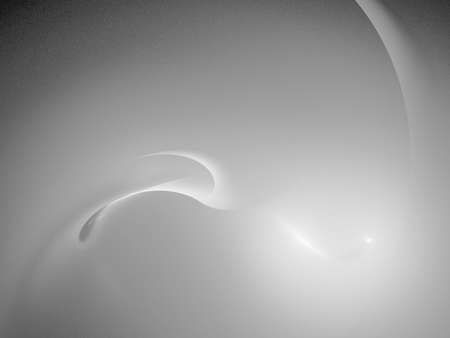 Digital abstract fractal background generated at computer in black and white.の写真素材