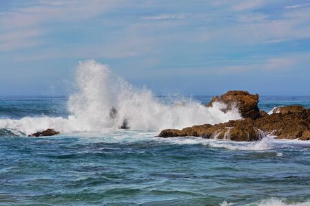 View at Cordoama beach, West Atlantic coast of Algarve region, south of Portugal.