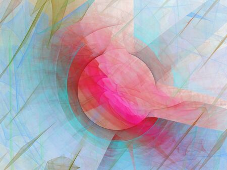 Digital abstract fractal background generated at computer.の写真素材