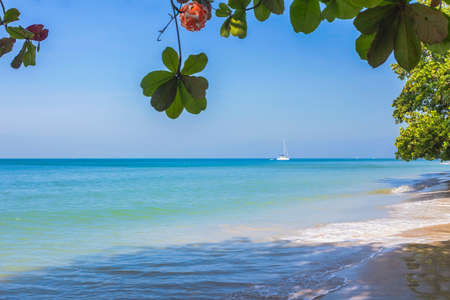 White sand beach at Koh Chang island. Thailand.