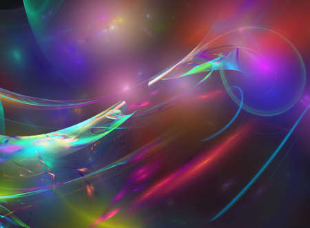Digital abstract fractal background generated at computer.の写真素材