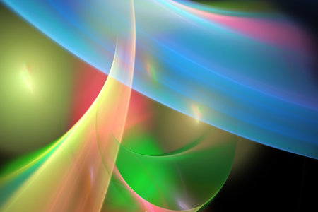 Digital abstract fractal background generated at computer.の写真素材