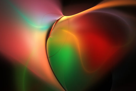 Digital abstract fractal background generated at computer.の写真素材