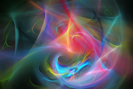 Digital abstract fractal background generated at computer.の写真素材