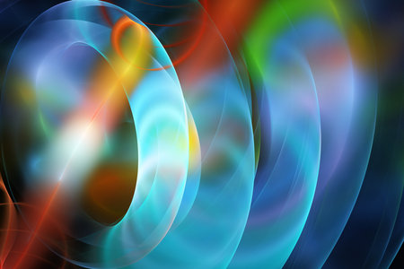 Digital abstract fractal background generated at computer.の写真素材