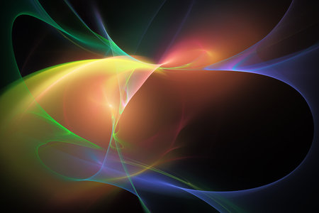 Digital abstract fractal background generated at computer.の写真素材