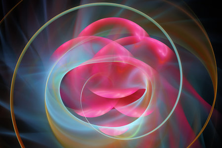 Digital abstract fractal background generated at computer.の写真素材