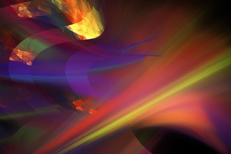 Digital abstract fractal background generated at computer.の写真素材
