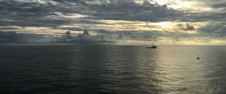 Sunset sky and seaの写真素材
