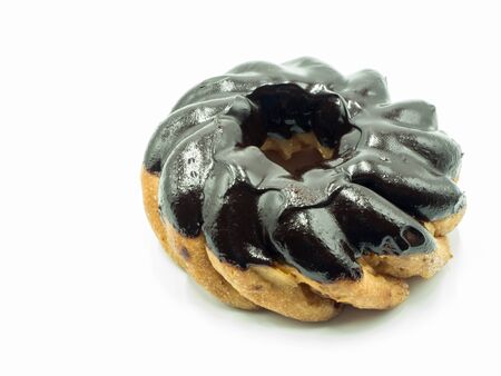 Donut on white backgroundの写真素材