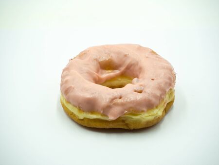 Donut on white backgroundの写真素材