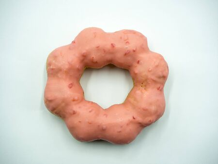 Donut on white backgroundの写真素材