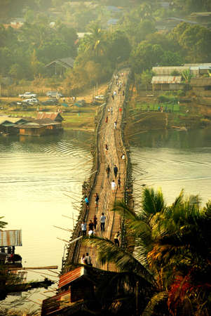 wood bridgeの写真素材