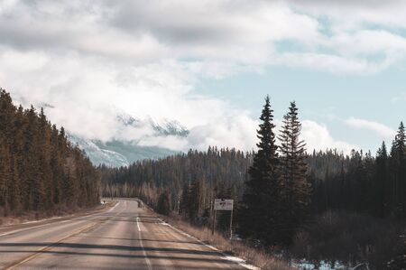 Banff National Park Mountain Road