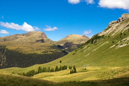 Mountain slope in the Alpsの写真素材