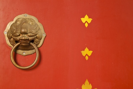 Red chinese door 