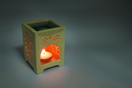Aromatherapy oil burnerの写真素材
