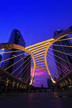business area , buildings in the city of bangkokのeditorial素材