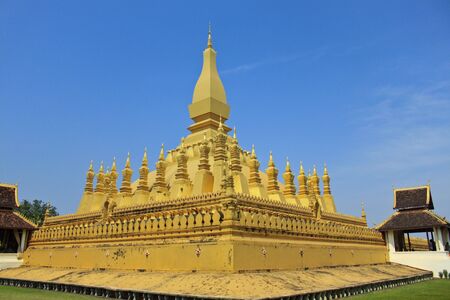 Wat Pha-That Luang (National temple of Laos), Vientiane,Laos. 