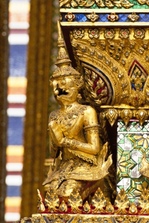 Statue in Wat Phra Kaew. のeditorial素材