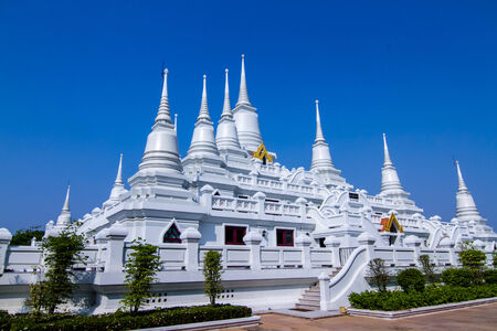 Pagoda watasokaram,thailandの写真素材