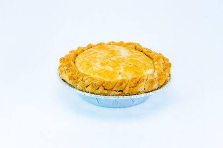 Pie with flaky pastryの写真素材