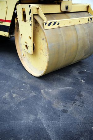 Forward part of an asphalt skating rink